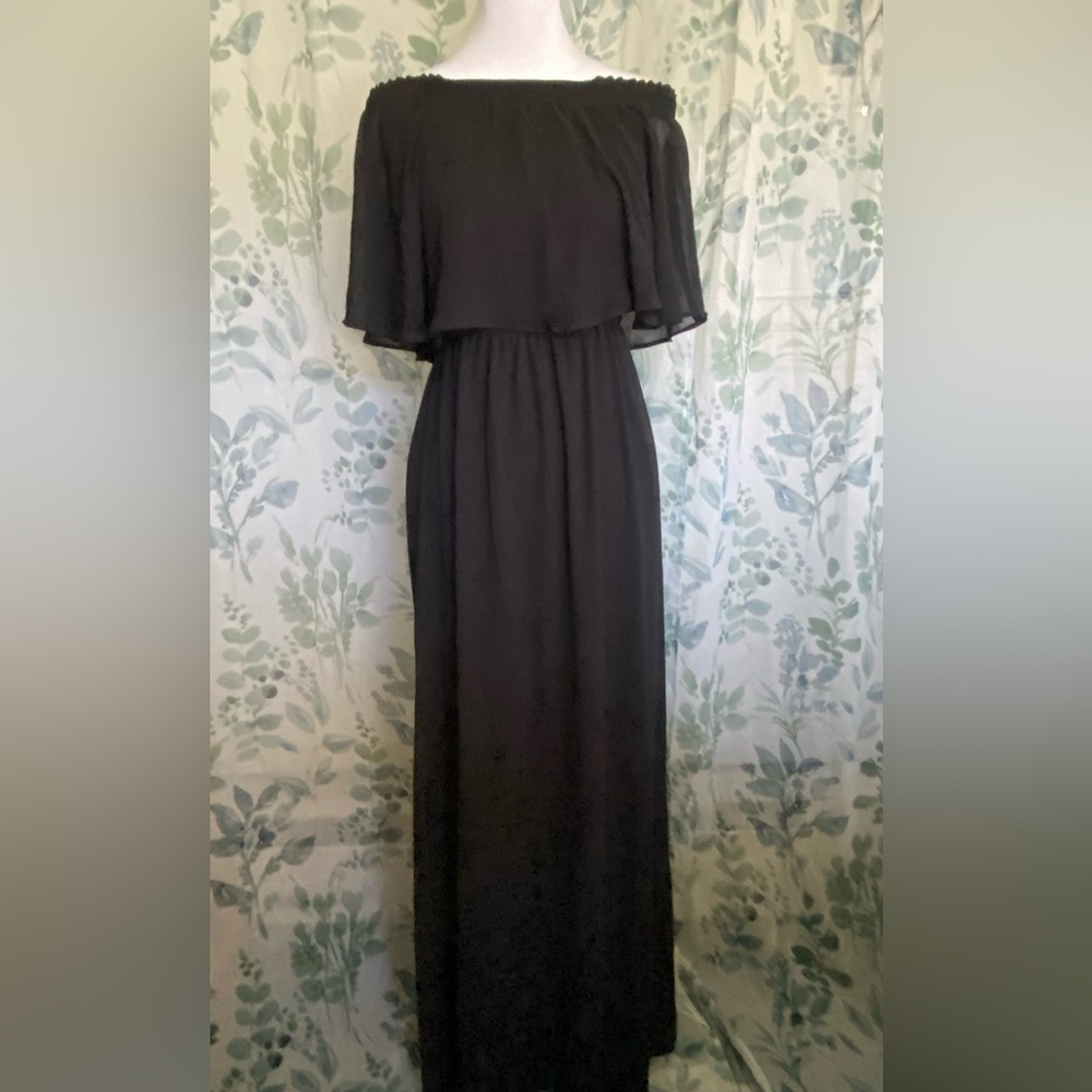 Show Me Your Mumu Hacienda Maxi Dress Black